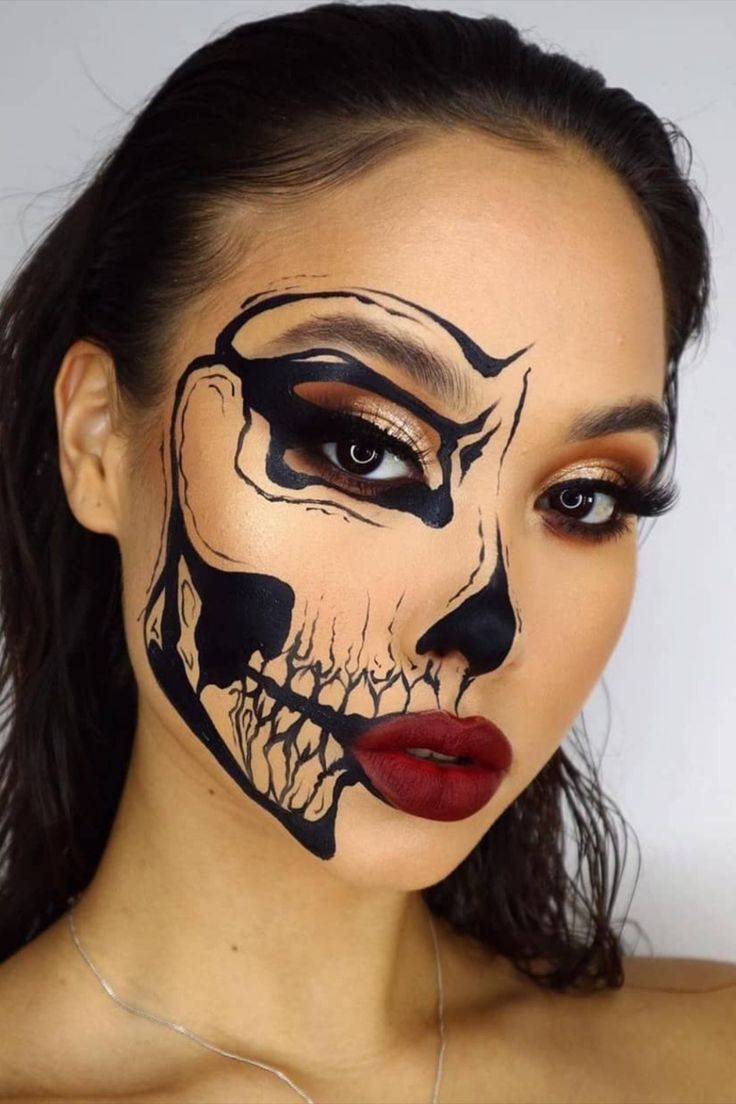 38 Halloween makeup ideas to try in 2023, from Barbie to Wednesday | Amazing halloween makeup, Cute halloween makeup, Halloween makeup inspiration