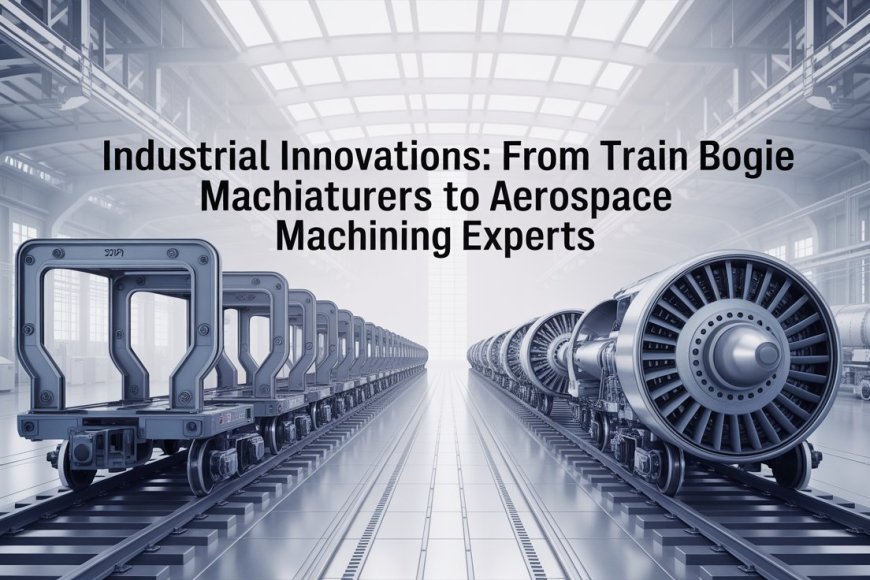 Industrial Innovations: From Train Bogie Manufacturers to Aerospace Machining Experts - Your Ultimate Source for Local News