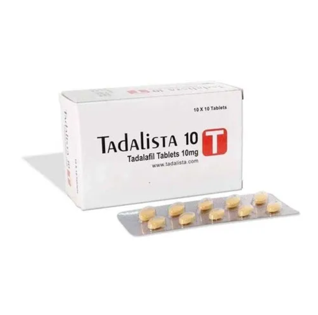 Tadalista 10 Mg (Tadalafil) | Buy with 20% Off & Treat ED