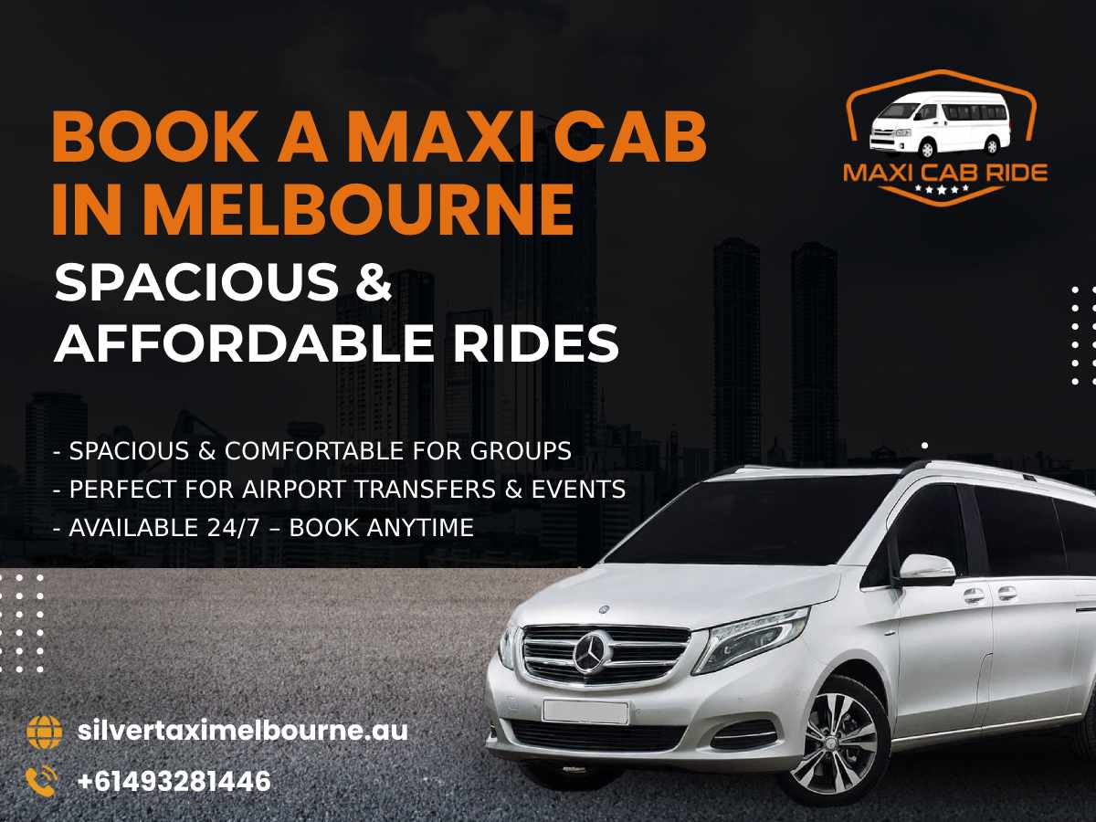 Reliable maxi taxi services in Ringwood by Maxi Cab Ride